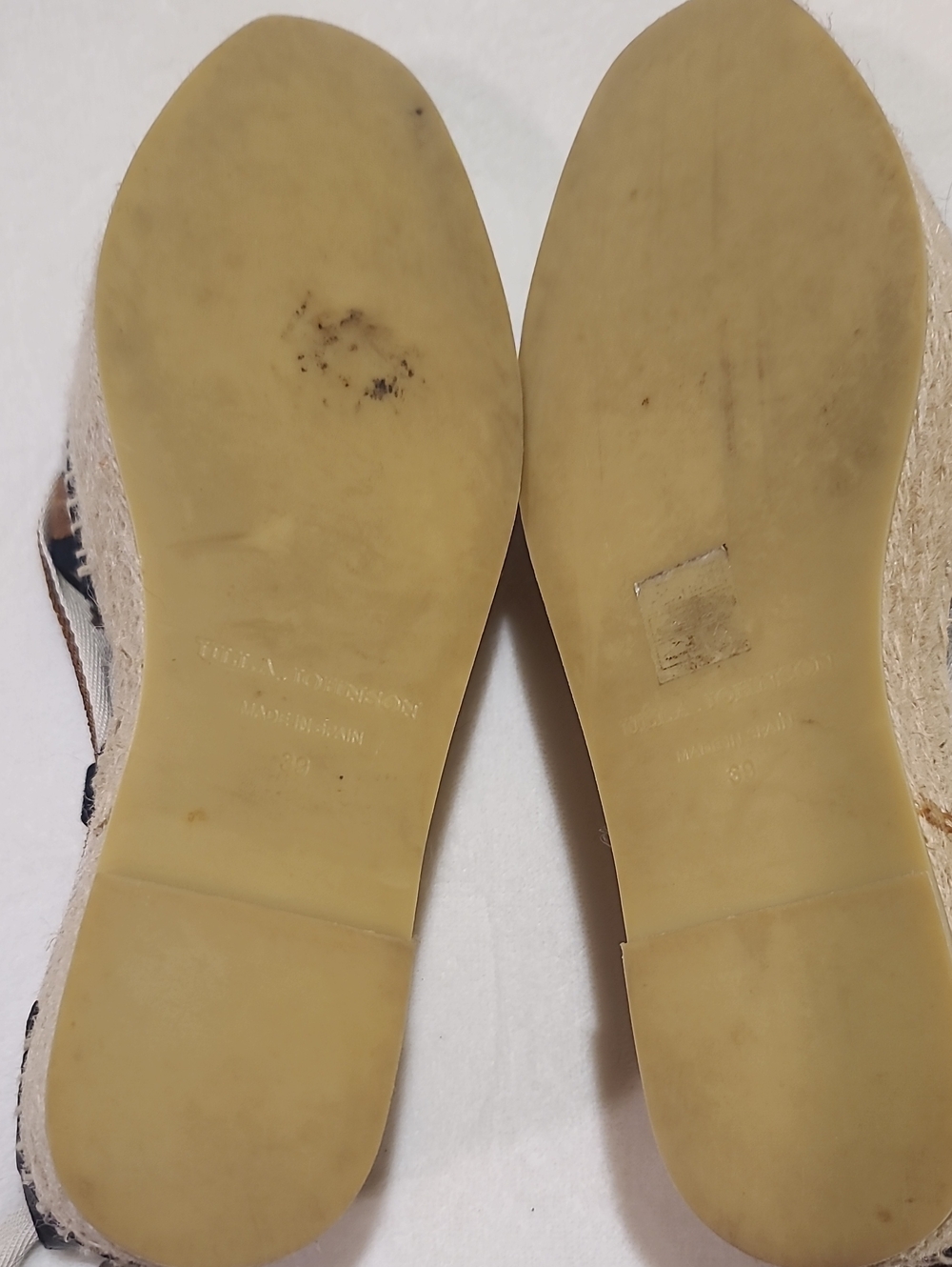 Ulla Johnson Ankle Tie Espadrilles Size 8 - Picture 7 of 7